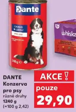 Kaufland DANTE Konzerva pro psy nabídka