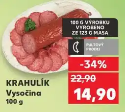 Kaufland KRAHULIK Vysočina nabídka
