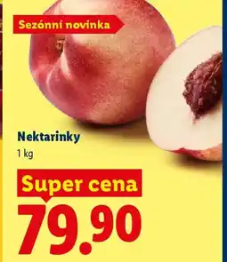 Lidl Nektarinky nabídka