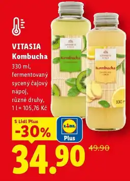Lidl VITASIA Kombucha nabídka