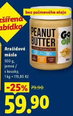 Lidl Arašídové máslo nabídka