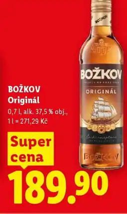 Lidl BOŽKOV Originál nabídka