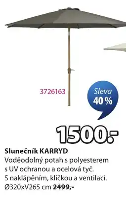JYSK Slunečník KARRYD nabídka