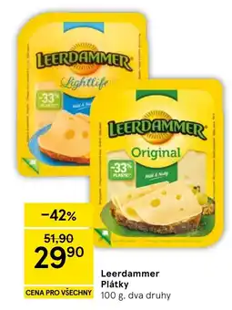 Tesco Leerdammer Plátky nabídka