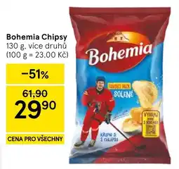 Tesco Bohemia Chipsy nabídka