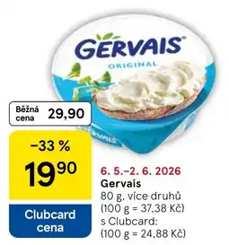 Tesco Gervais nabídka
