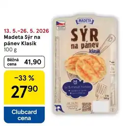 Tesco Madeta Sýr na pánev Klasik nabídka