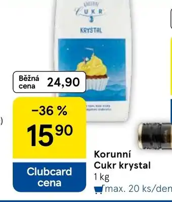 Tesco Korunní Cukr krystal nabídka