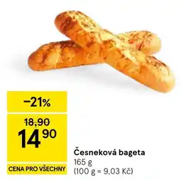 Tesco Česneková bageta nabídka