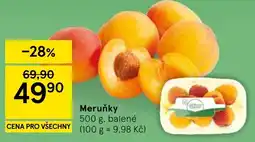 Tesco Meruňky nabídka