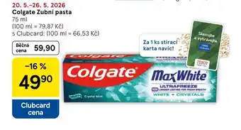 Tesco Colgate Zubní pasta nabídka