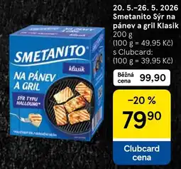 Tesco Smetanito Sýr na pánev a gril Klasik nabídka
