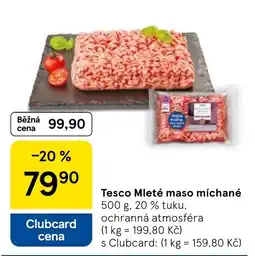 Tesco Tesco Mleté maso míchané nabídka