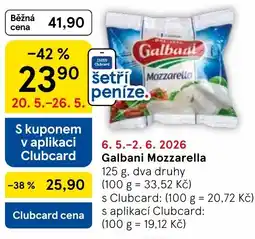 Tesco Galbani Mozzarella nabídka