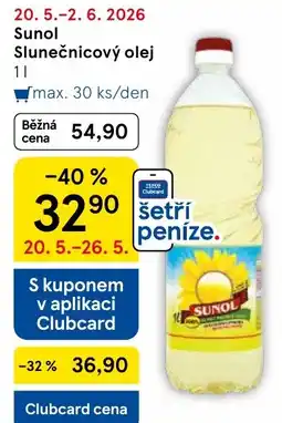 Tesco Sunol Slunečnicový olej nabídka