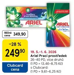 Tesco Ariel Prací prostředek nabídka