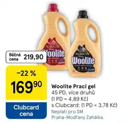 Tesco Woolite Prací gel nabídka