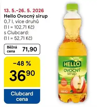 Hello Ovocný sirup