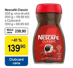 Tesco Nescafé Classic nabídka
