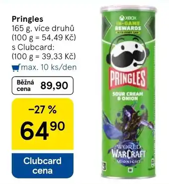 Tesco Pringles nabídka