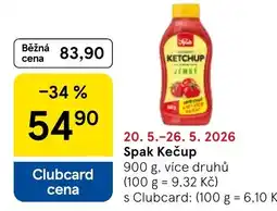 Tesco Spak Kečup nabídka