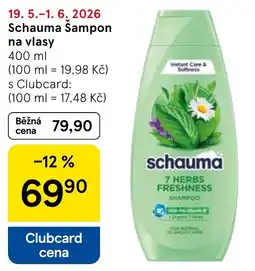 Tesco Schauma Šampon na vlasy nabídka