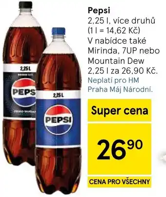 Tesco Pepsi nabídka