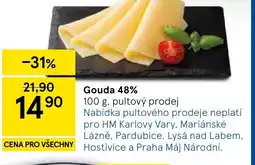 Tesco Gouda 48% nabídka