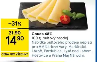 Tesco Gouda 48% nabídka