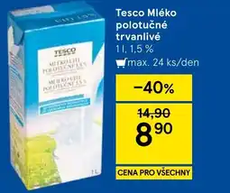 Tesco Tesco Mléko polotučné trvanlivé nabídka