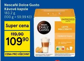 Tesco Nescafé Dolce Gusto Kávové kapsle nabídka