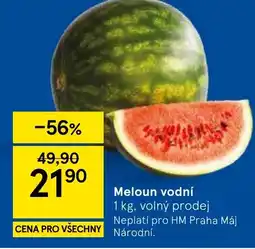 Tesco Meloun vodní nabídka