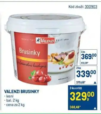 Makro VALENZI BRUSINKY nabídka