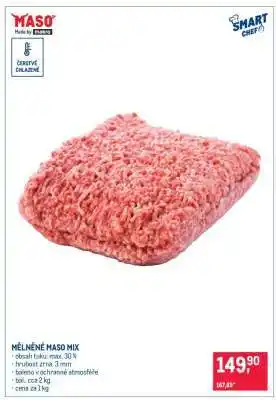 Makro Mělněné maso mix nabídka