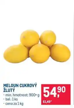 Makro Meloun cukrový žlutý nabídka