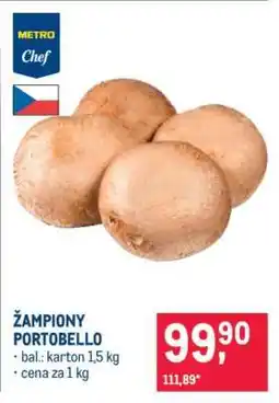 Makro Žampiony Portobello nabídka