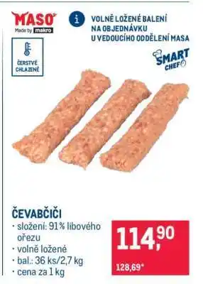 Makro Čevabčiči nabídka