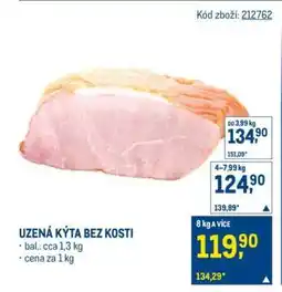 Makro Uzená kýta bez kosti nabídka