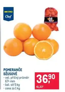 Makro Pomeranče džusové nabídka