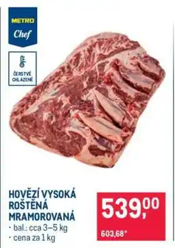 Makro HOVĚZÍ VYSOKÁ ROŠTĚNÁ MRAMOROVANÁ nabídka