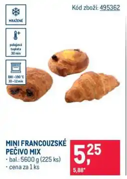 Makro MINI FRANCOUZSKÉ PEČIVO MIX nabídka