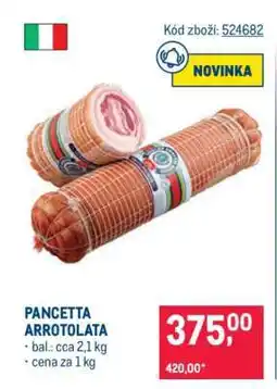 Makro Pancetta Arrotolata nabídka