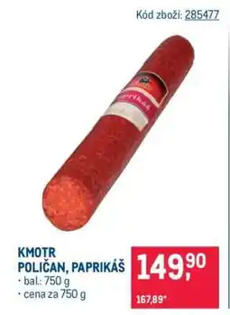 Makro Kmotr Poličan, Paprikáš nabídka