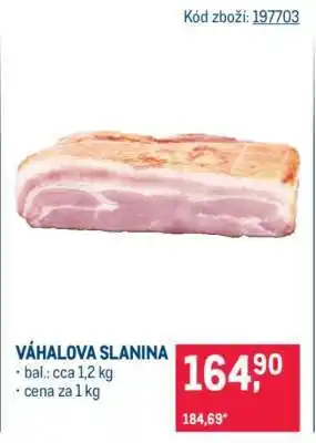 Makro Váhalova slanina nabídka