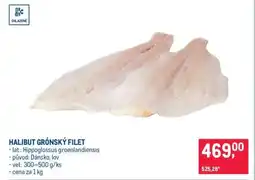 Makro Halibut grónský filet nabídka