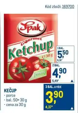 Makro Kečup nabídka