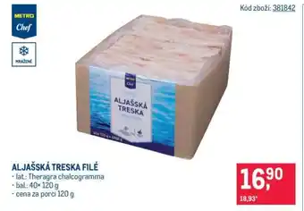 Makro Aljašská treska filé nabídka
