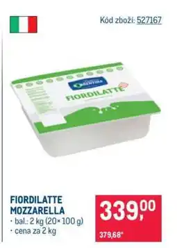 Makro FIORDILATTE MOZZARELLA nabídka