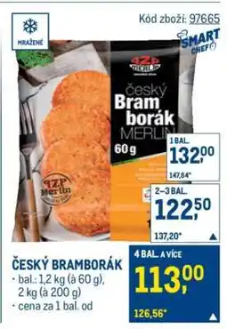 Makro Český bramborák nabídka
