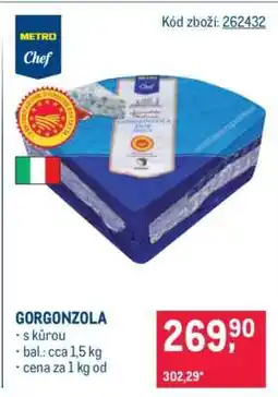 Makro Gorgonzola nabídka